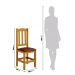 Conjunto Mesa De Madeira Mel 200x88 + 8 Cadeiras Estofadas Sfa