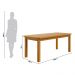 Conjunto Mesa De Madeira Mel 200x88 + 8 Cadeiras Estofadas Sfa