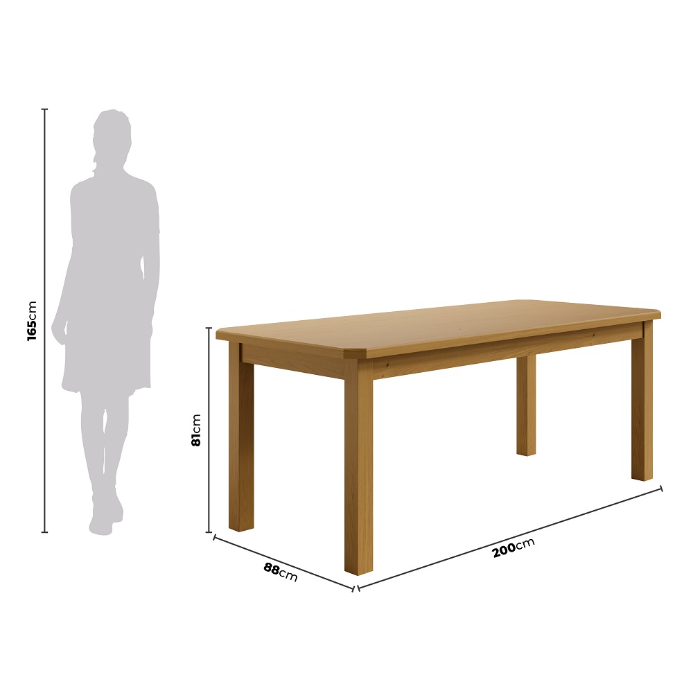 Conjunto Mesa De Madeira Nogueira 200x88 + 8 Cadeiras Estofadas Sfa