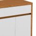 Buffet Ana 4 PT Off White e Ipê