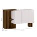 Buffet Berlim 3 PT Imbuia e Off White