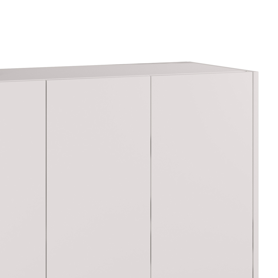 Buffet Berlim 3 PT Imbuia e Off White