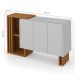 Buffet Berlim 3 PT Ypê e Off White
