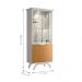 Cristaleira 2 Portas Creta Off White Ype