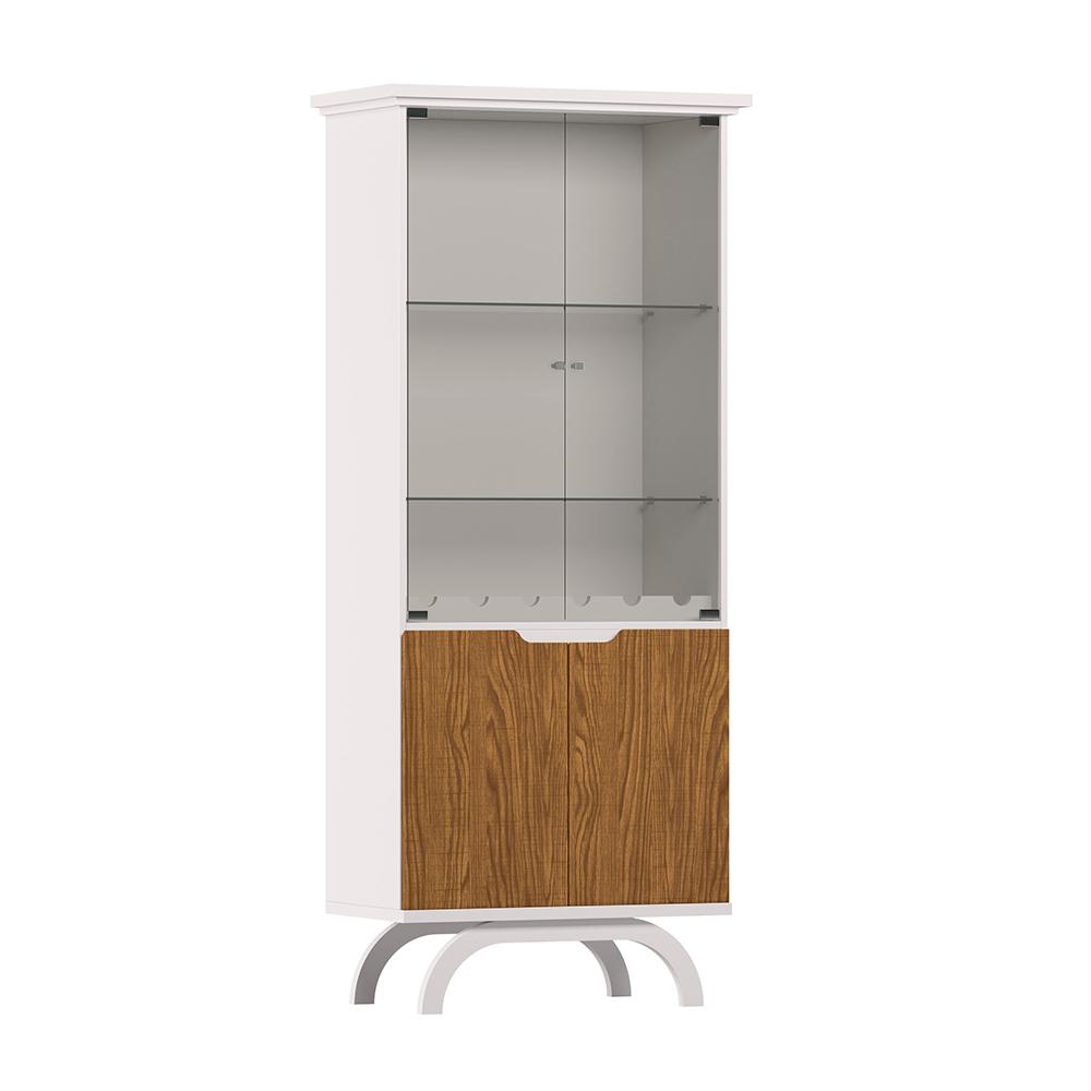 Cristaleira 2 Portas Creta Off White Ype