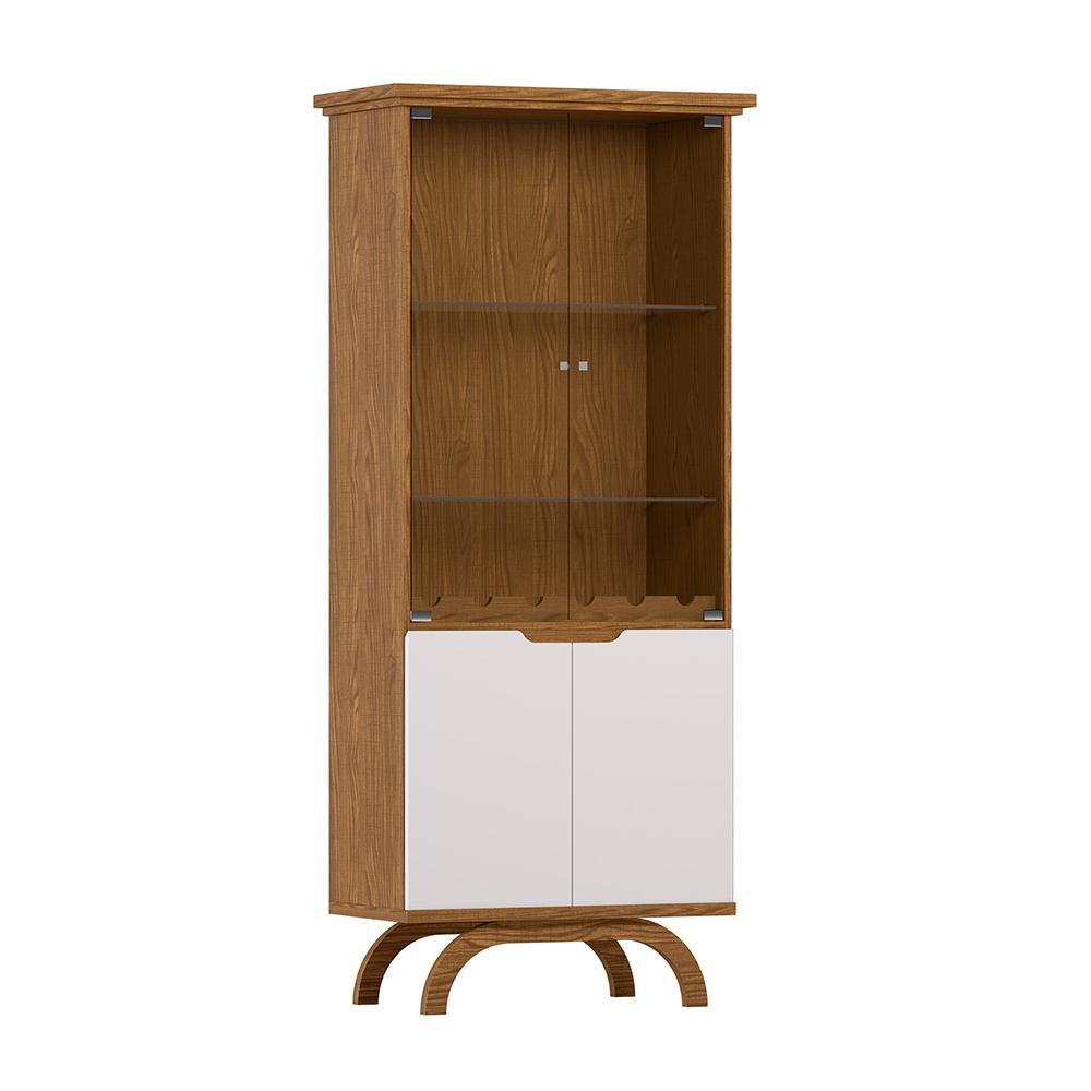 Cristaleira 2 Portas Creta Ype Off White