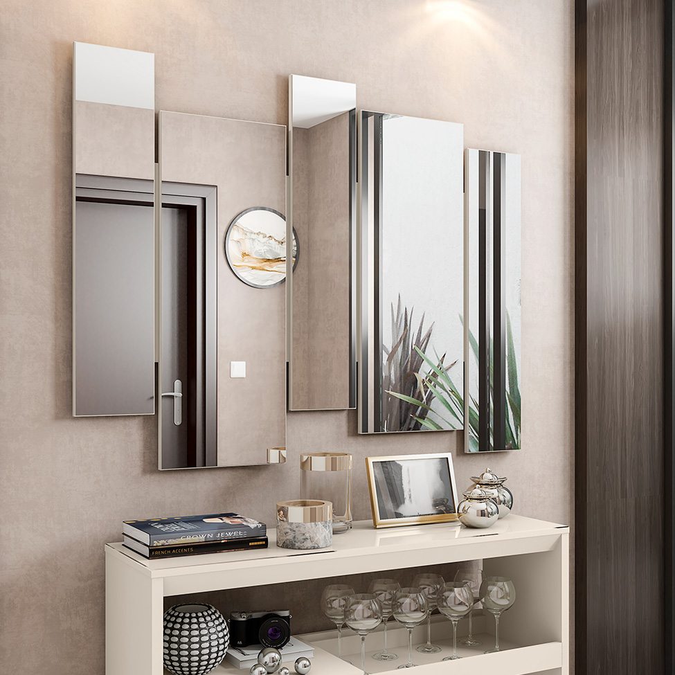 Espelho Decorativo Isadora 136 x 120 Off White