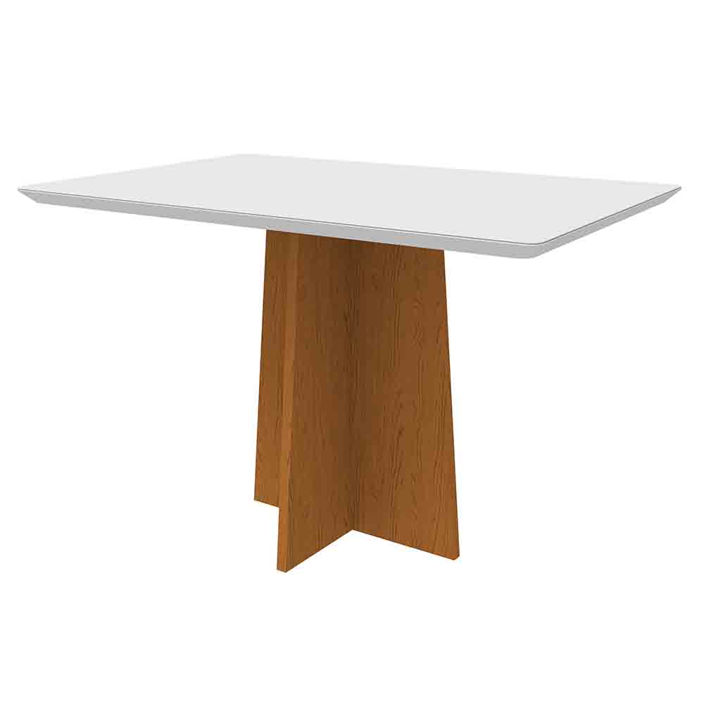 Mesa Anitta 120x80cm - Ypê/Off White