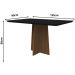 Mesa Anitta 135x90cm - Imbuia/Preto
