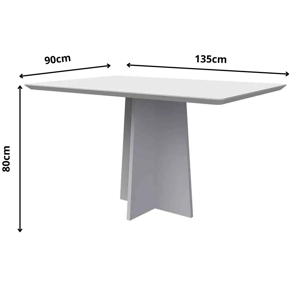 Mesa Anitta 135x90cm - Off White