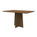Mesa Anitta 135x90cm Tampo Madeirado - Imbuia