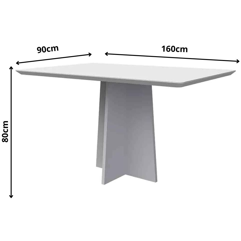 Mesa Anitta 160x90cm - Off White