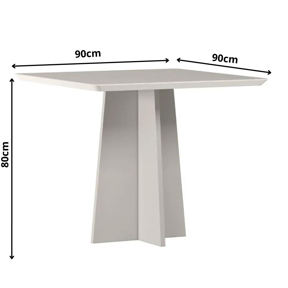 Mesa Anitta 90x90cm - Off White
