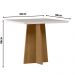 Mesa Anitta 90x90cm - Ypê/Off White