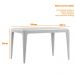 Mesa Aurea 120x80cm - Preta