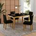 Mesa Aurea 120x80cm - Preta