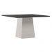 Mesa Bárbara 135x135cm - Off White/Preto