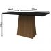 Mesa Bárbara 135x90cm - Imbuia/Preto