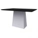 Mesa Bárbara 135x90cm - Off White/Preto