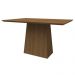 Mesa Bárbara 135x90cm Tampo Madeirado - Imbuia