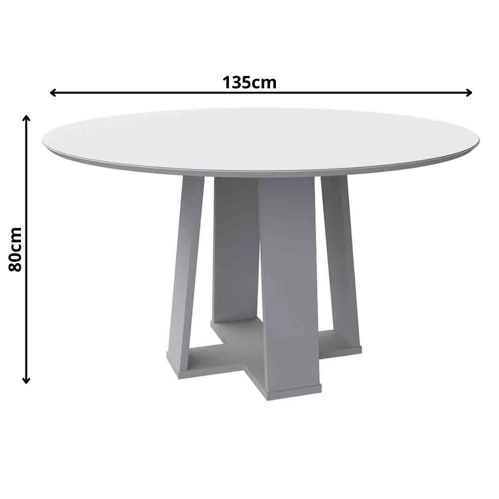 Mesa Isabela 135x135cm - Off White