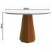 Mesa Isis 120x120cm - Ypê/Off White
