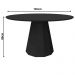 Mesa Isis 135x135cm - Preto
