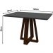 Mesa Lectus 120x80cm - Amêndoa/Cinza
