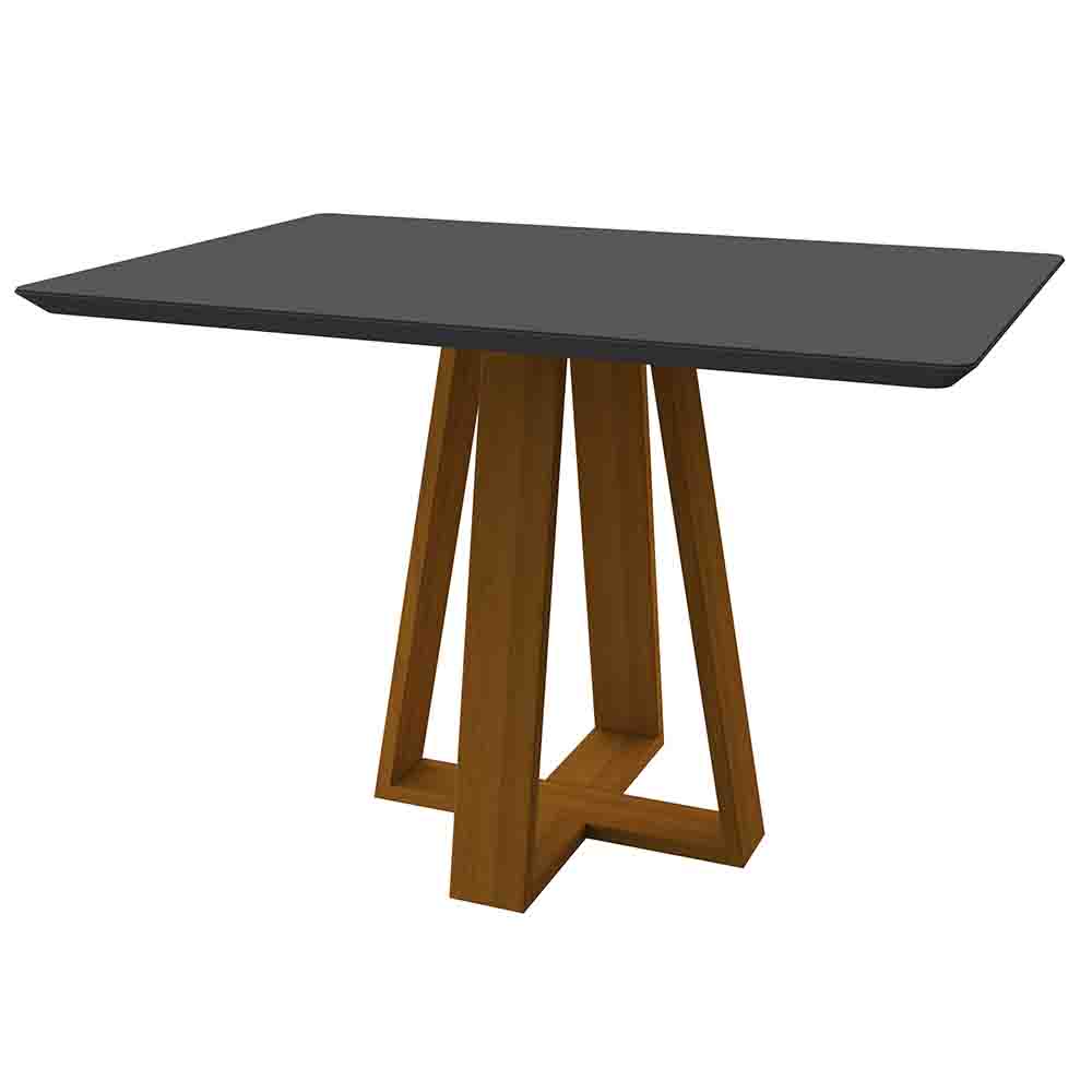 Mesa Lectus 120x80cm - Ypê/Cinza