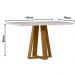 Mesa Lectus 135x90cm - Ypê/Off White
