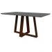Mesa Lectus 160x90cm - Amêndoa/Cinza