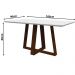 Mesa Lectus 160x90cm - Amêndoa/Off White