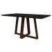 Mesa Lectus 160x90cm - Amêndoa/Preto