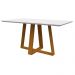 Mesa Lectus 160x90cm - Ypê/Off White