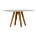 Mesa Mariah 135x90cm - Ypê/Off White