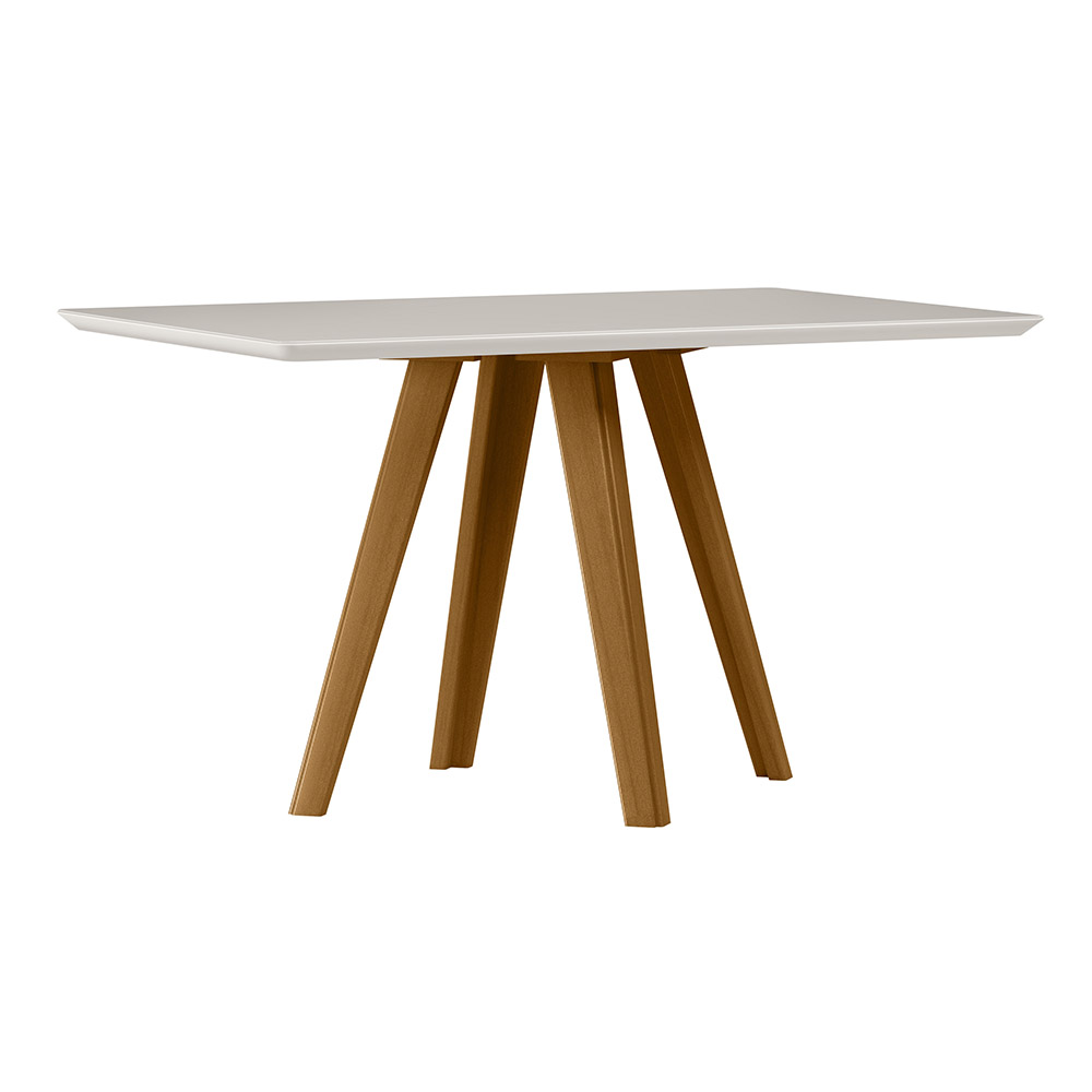 Mesa Mariah 135x90cm - Ypê/Off White