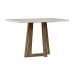 Mesa Sarah 120x80cm - Amêndoa/Off White