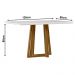 Mesa Sarah 120x80cm - Ypê/Off White