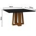 Mesa Valencia 135x135cm - Ypê/Preto