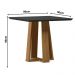Mesa Valencia 90x90cm - Ypê/preto
