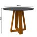 Mesa Vitória 100x100cm - Ypê/Cinza