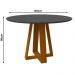 Mesa Vitória 135x135cm - Ypê/Cinza