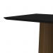 Mesa de Jantar Ana 120x80 Imbuia/Preto - New Ceval