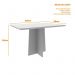 Mesa de Jantar Ana 120x80 Imbuia/Preto - New Ceval
