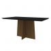 Mesa de Jantar Ana 160x90 Imbuia/Preto - New Ceval