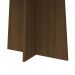 Mesa de Jantar Ana 160x90 Imbuia/Preto - New Ceval