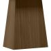 Mesa de Jantar Bárbara 135x90 Imbuia/Off White Tampo em MDF com Vidro - New Ceval