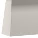 Mesa de Jantar Bárbara 160x90 Off White Tampo em MDF com Vidro - New Ceval