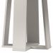 Mesa de Jantar Isabela 135x135 Off White Tampo em MDF com Vidro - New Ceval