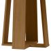 Mesa de Jantar Isabela 135x135 Ypê/Preto Tampo em MDF com Vidro - New Ceval